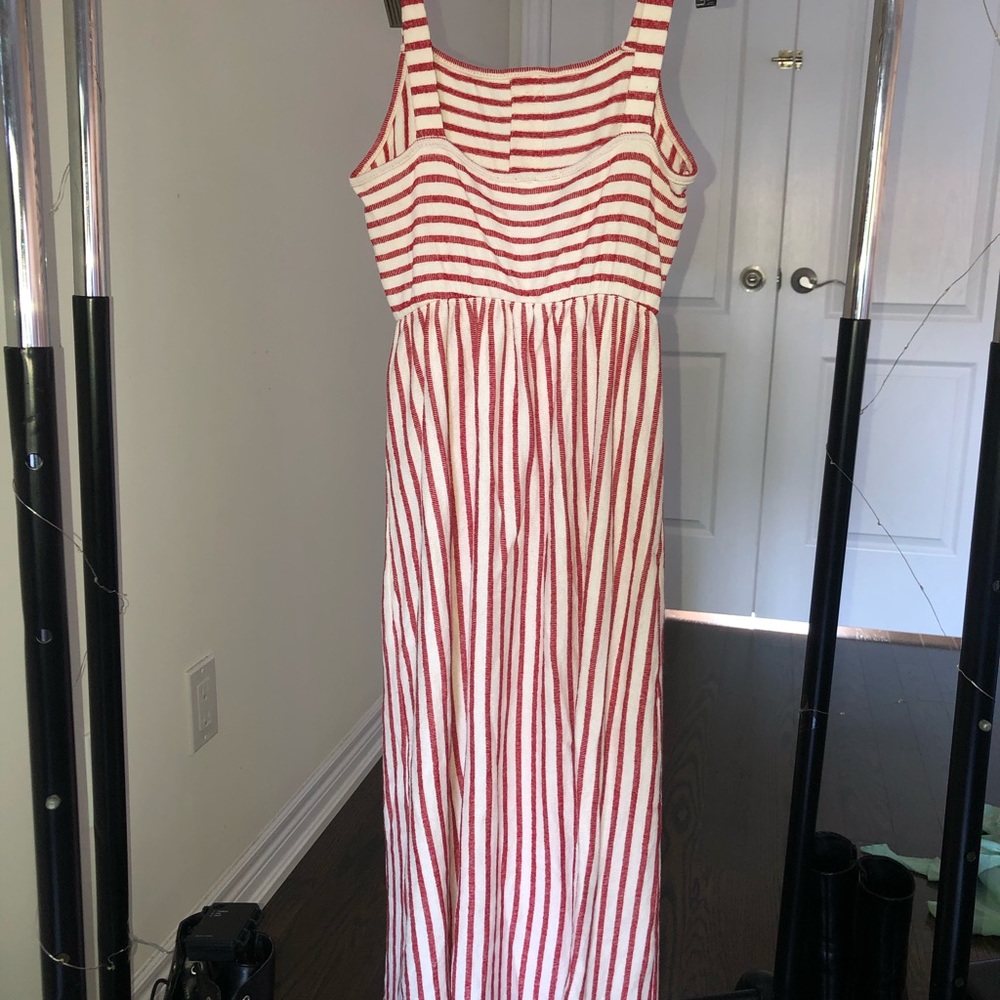 Striped Delicate Maxi Dress